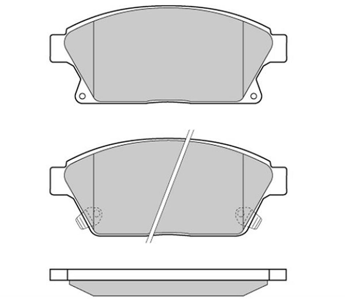 Opel Astra Ön Fren Balata [Acdelco] (13412810)